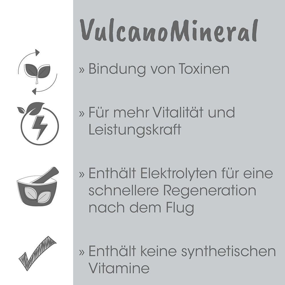 VulcanoMineral, Toxine, Vitalität, Elektronen, Vitamine