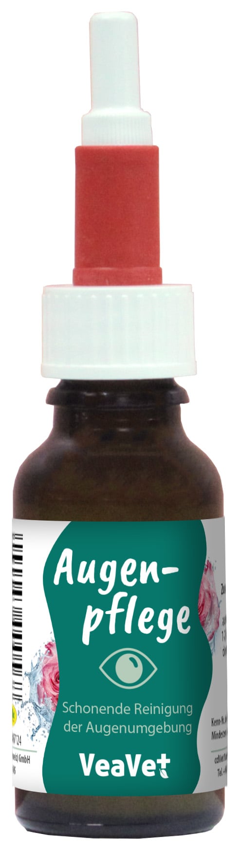 eye drops, Nasen-/Augentropfen, Flasche, grüne Etikette, Medikament