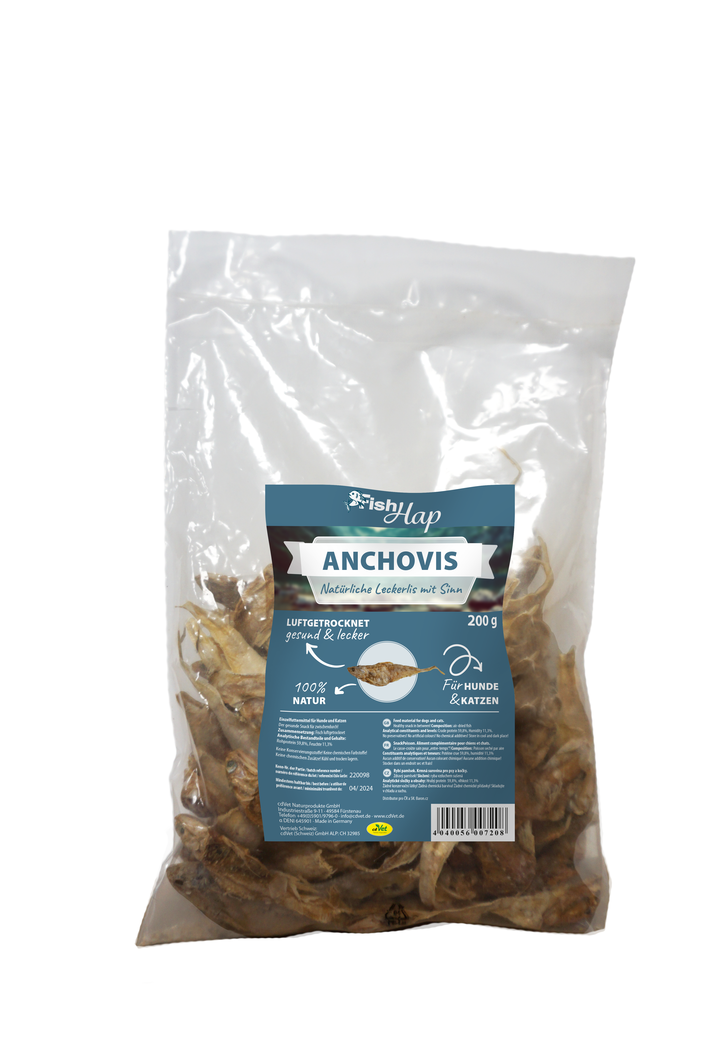 Fit-Hap FishHap Anchovis 200 g