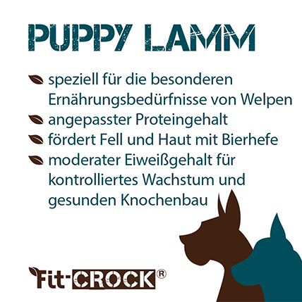 Fit-Crock Puppy Lamm 2 kg