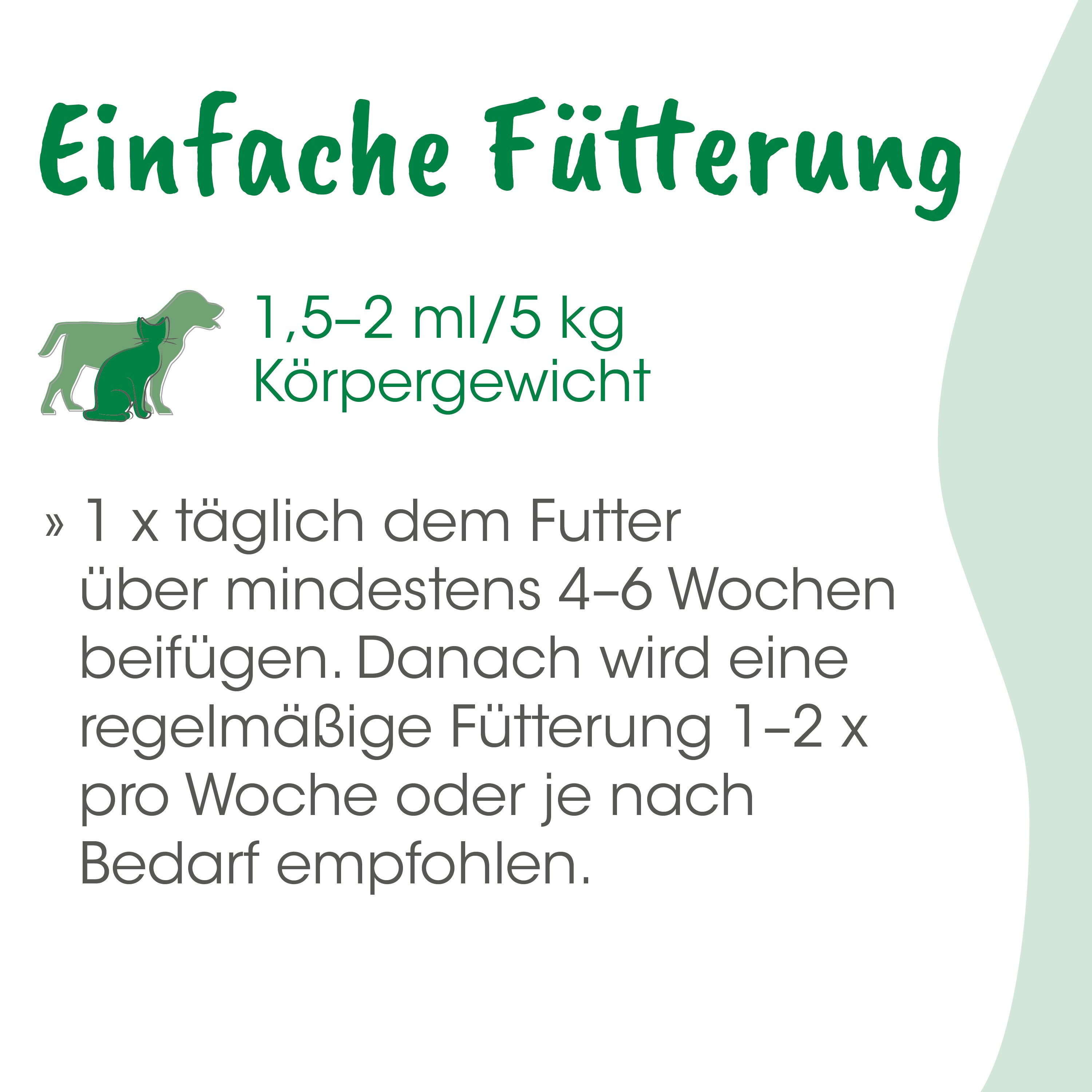 Tierfutter, Tierfutterung, Katzenfutter, Hundfutter, Futtermenge