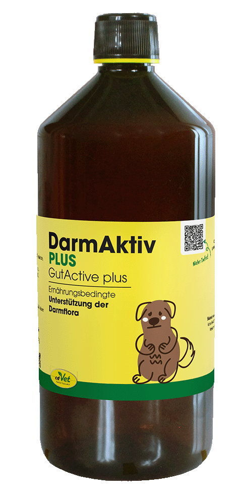 Darmgesundheit, Tiergesundheit, Nahrungsergänzung, Hundemedizin, Flasche