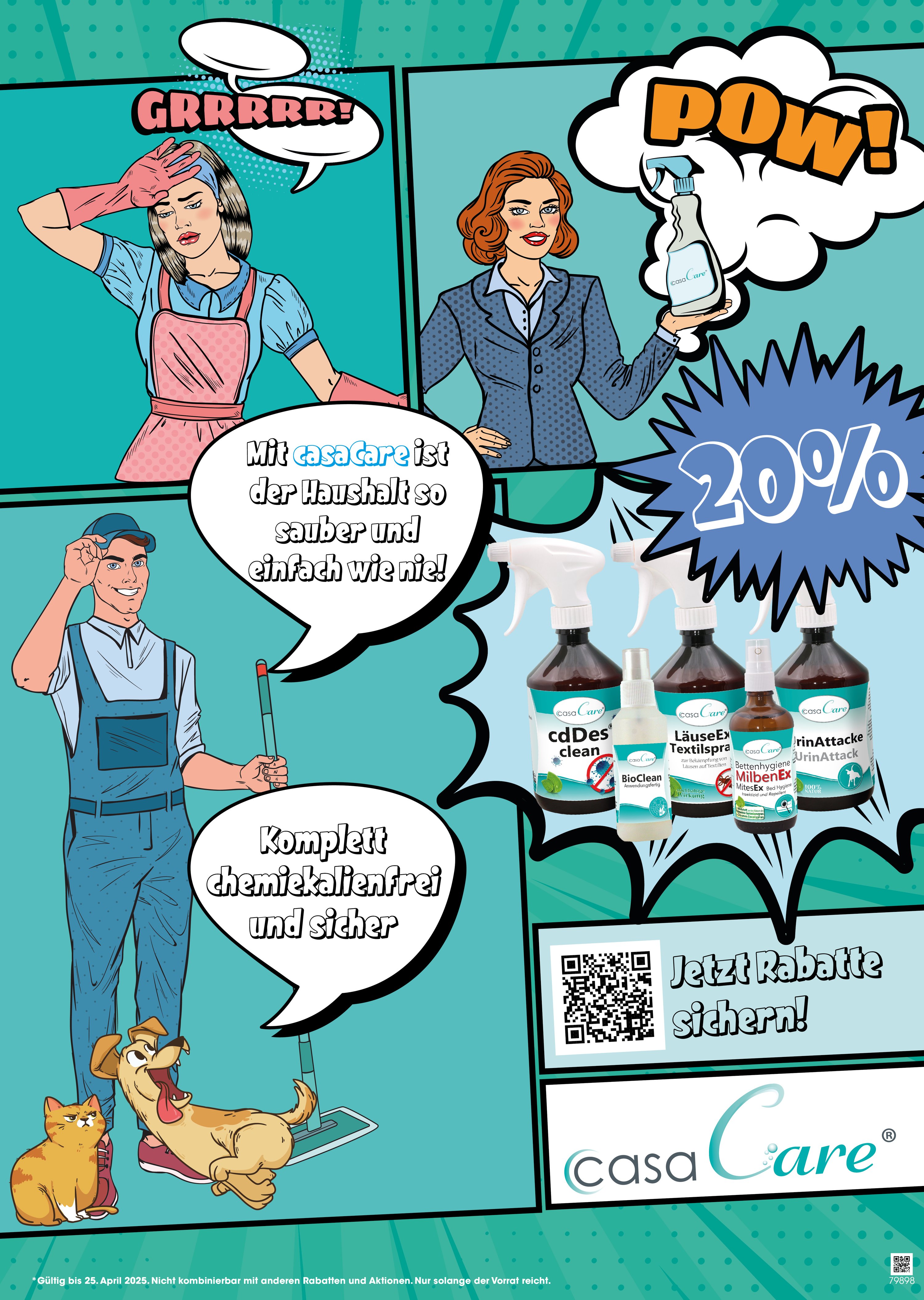 Plakat Power Woche Frühjahrsputz A3