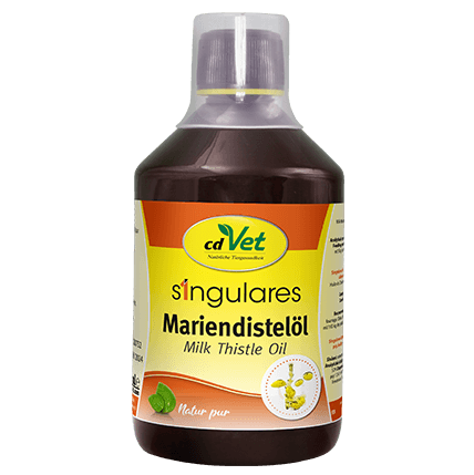 Milch-Thistle Öl, Mariendistelöl, Natur pur, Flasche, Säft?