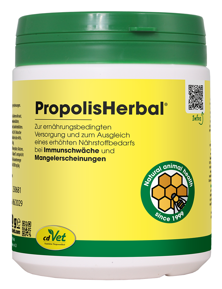Hundepflege, Nahrungsergänzung, Herbal, Propolis, Immunstärkung