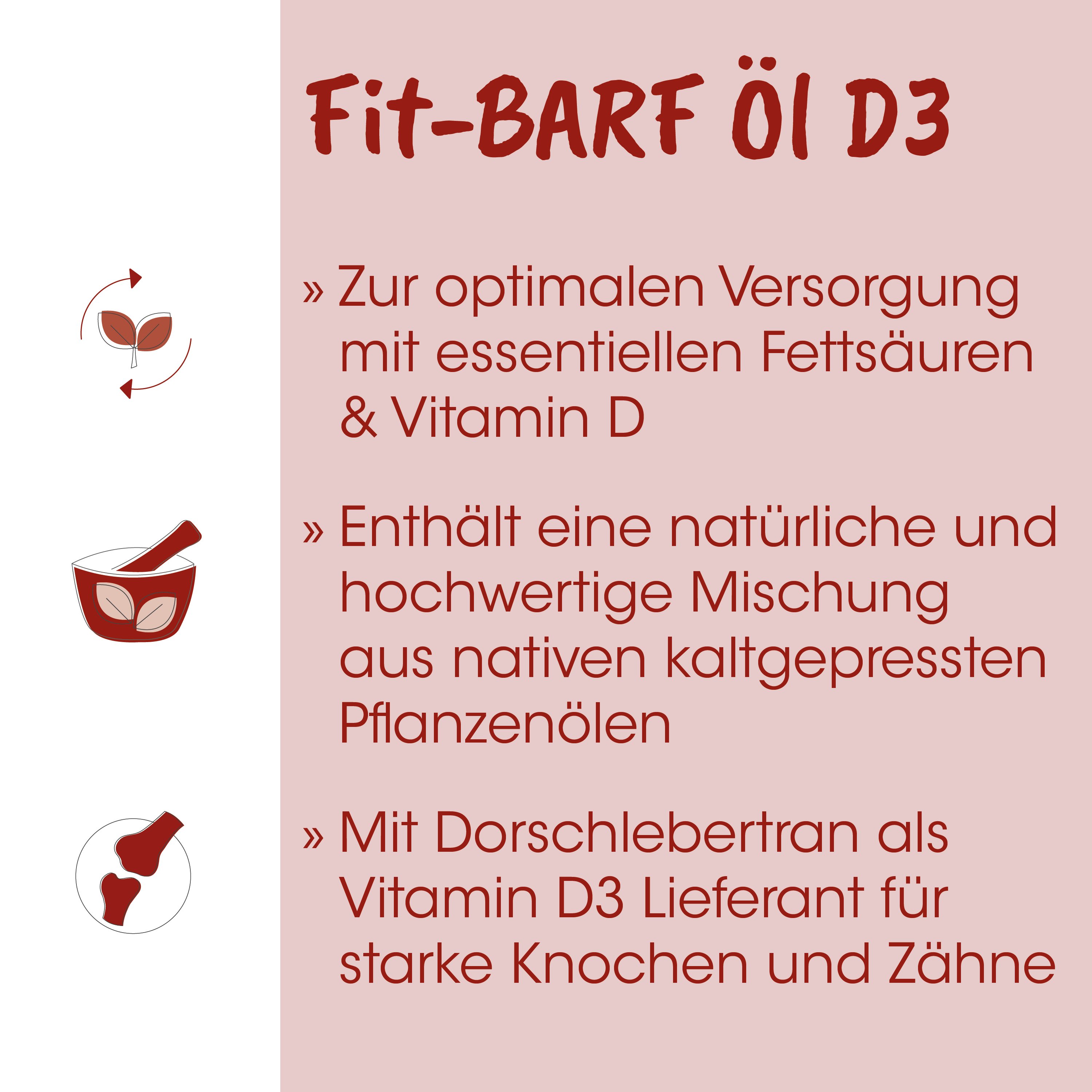 öl, d3, fit-barf, flasche, pflanzenöl