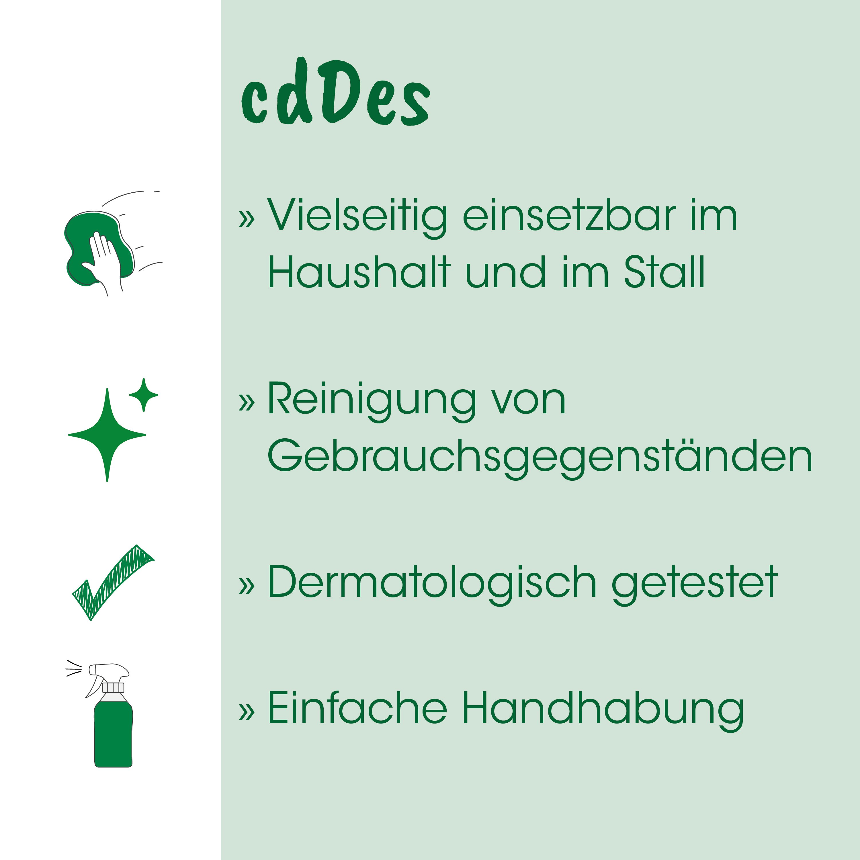 Reinigung, Gebrauchsgegenstände, Dermatologisch getestet, Haushalt, Handhabung
