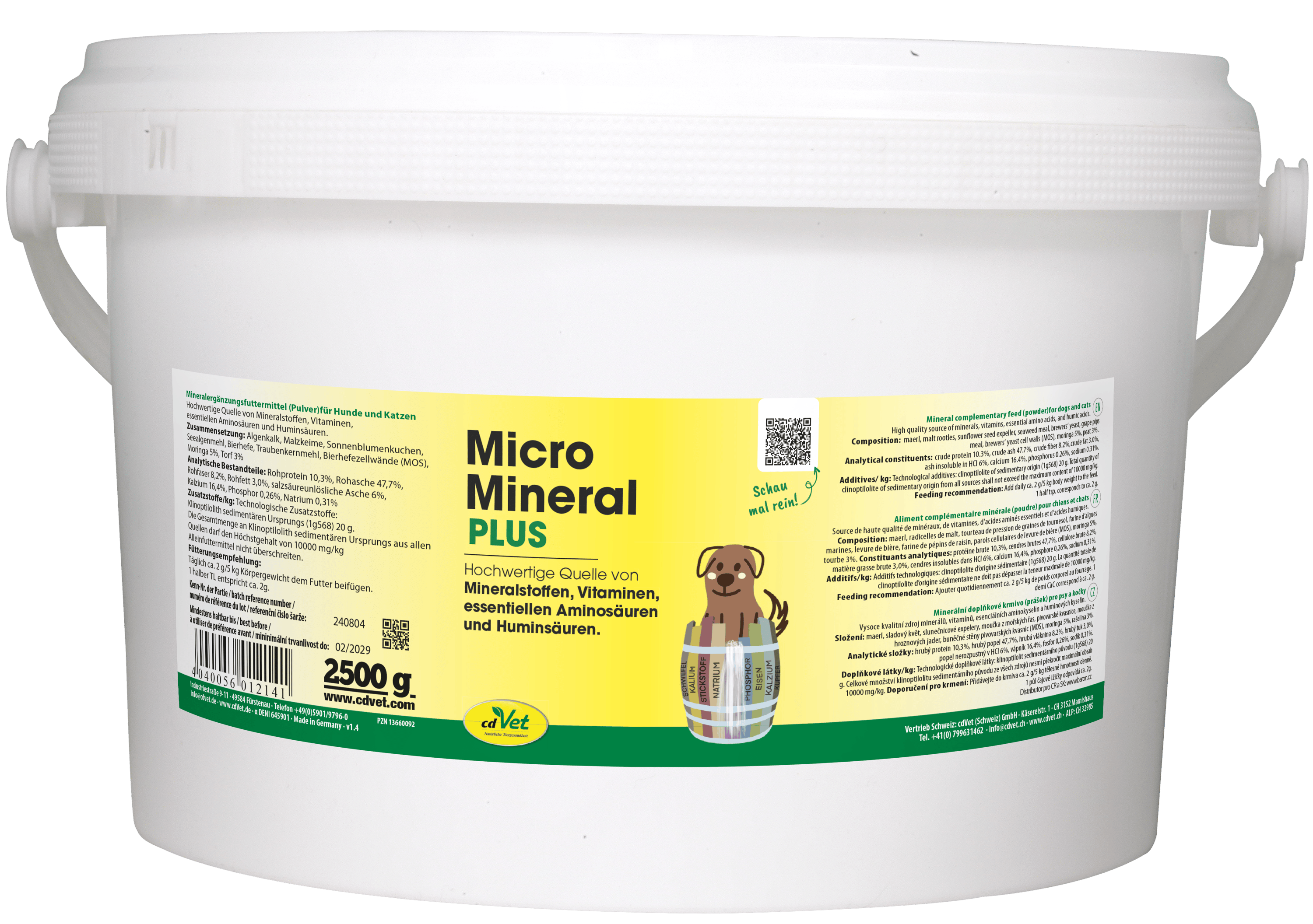 MicroMineral plus Hund & Katze 2,5 kg