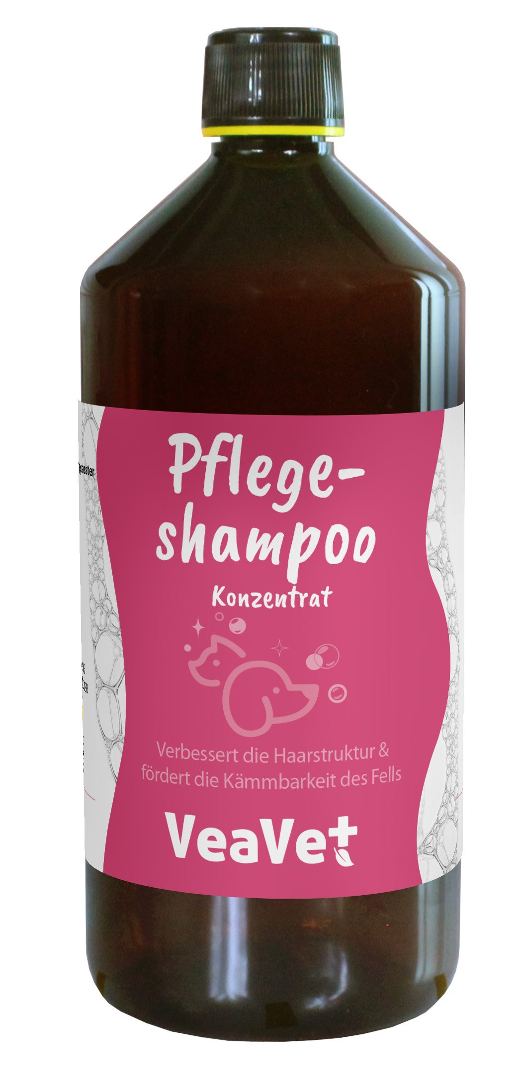 shampoo, konzentrat, pflege, haar, pinke etikette