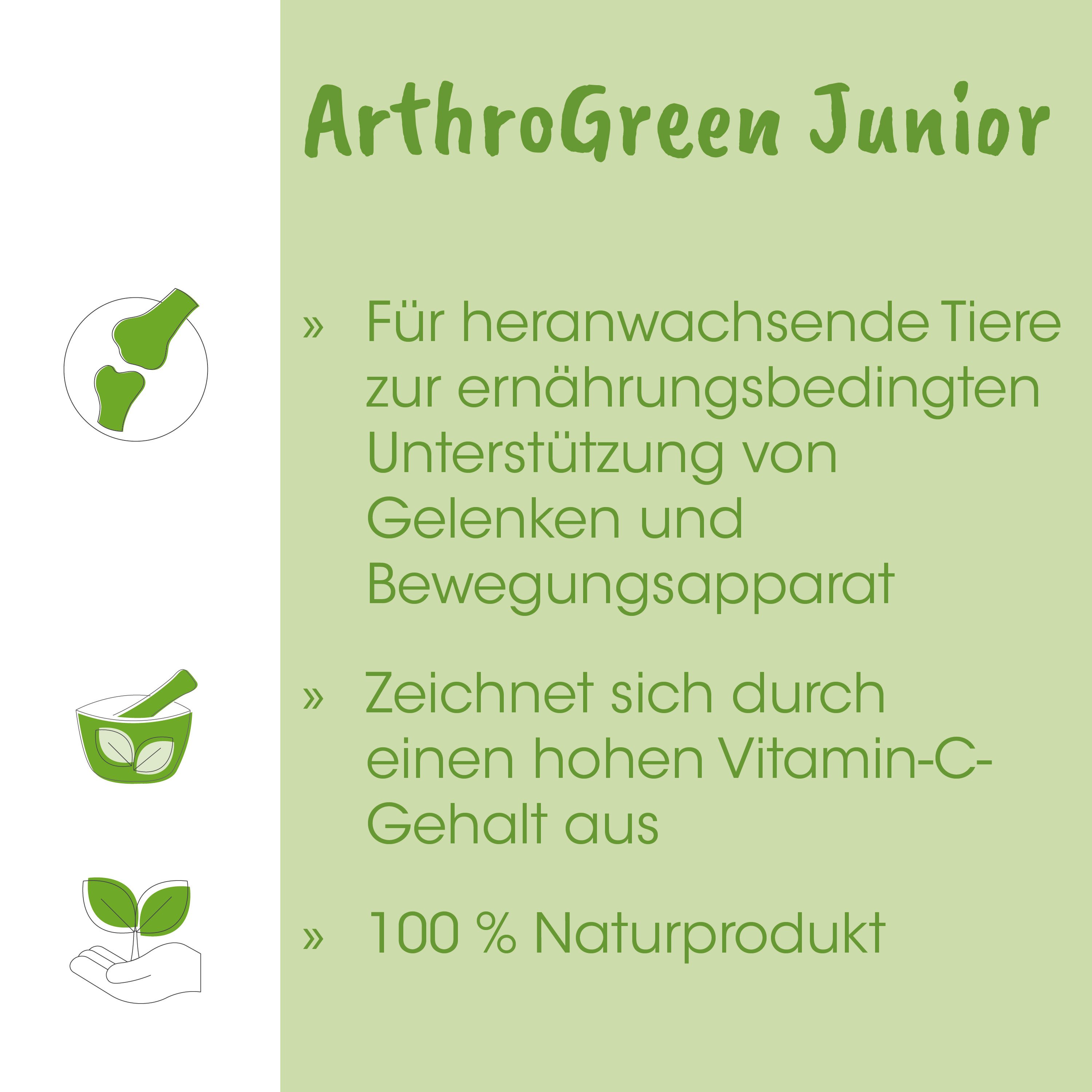 knochen, arthrogreen junior, knorpel, vitamin-c-gehalt, naturprodukt