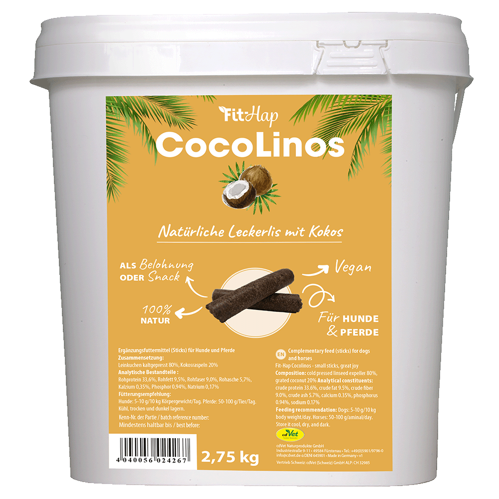 Kokosnuss, Kauartikel, Hundesnack, Naturprodukt, 2,75 kg