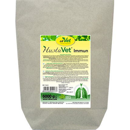 immun, husta, husta vet, hundfutter, patent tag