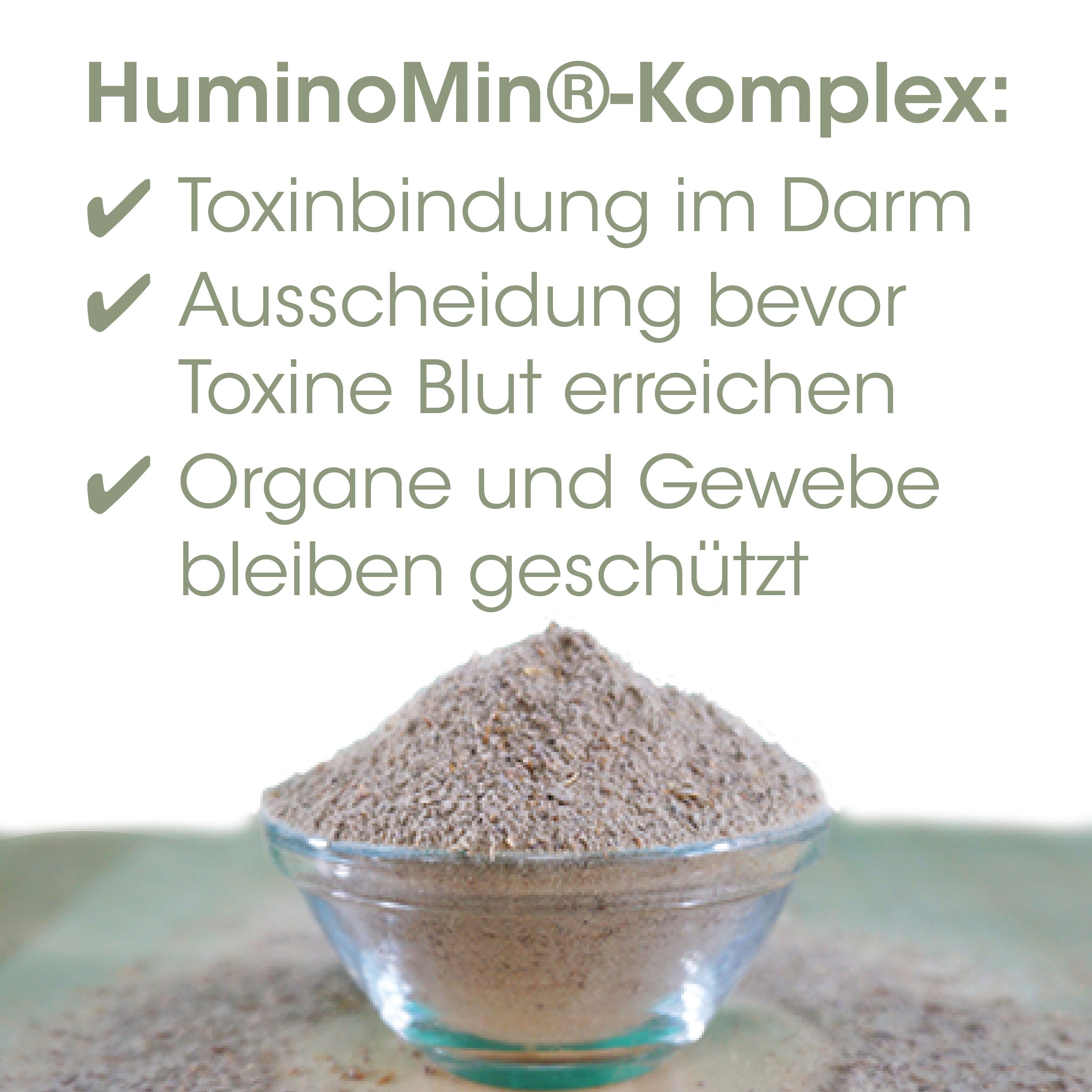 Toxinbindung, Darmschutz, Pulver, Schale, körnige Textur