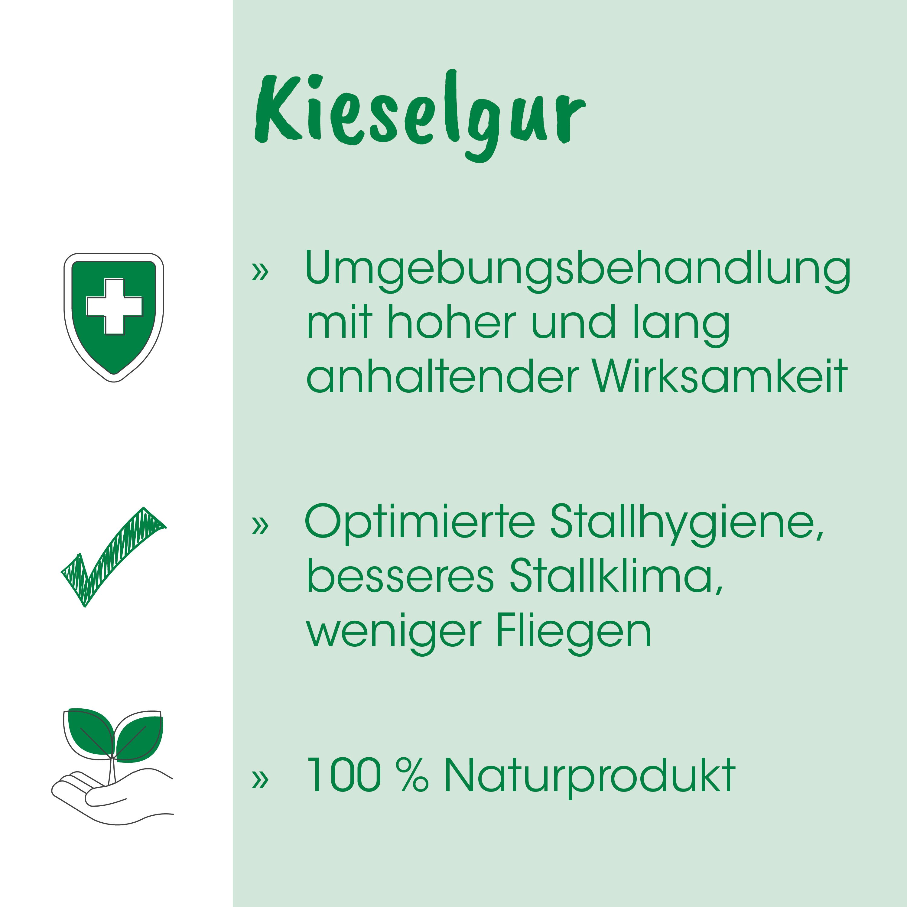 Kieselgur, Umweltfreundlich, Stallhygiene, Naturprodukt, Tierhaltung