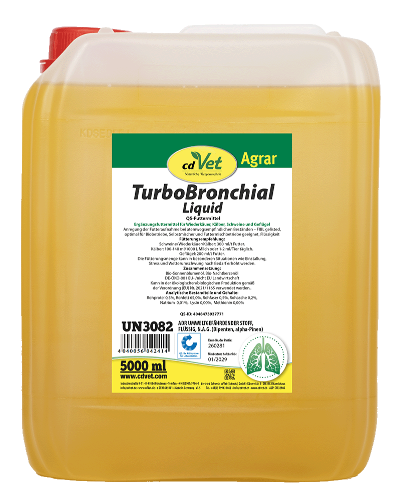 TurboBronchial, Liquid, Futtermittel, Agrar, 5000 ml