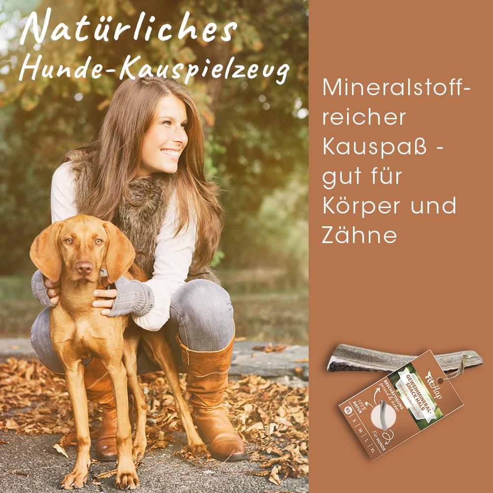 Fit-Hap Geweihmineral-Snack halb XL (160-250 g)