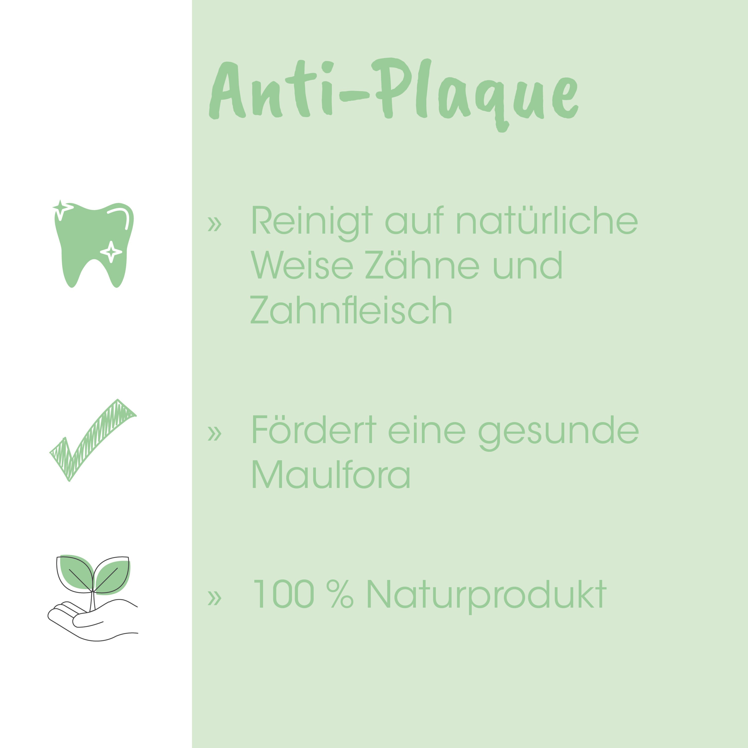 Zahncreme, Anti-Plaque, Zahnpflege, Naturprodukt, Zähne reinigen