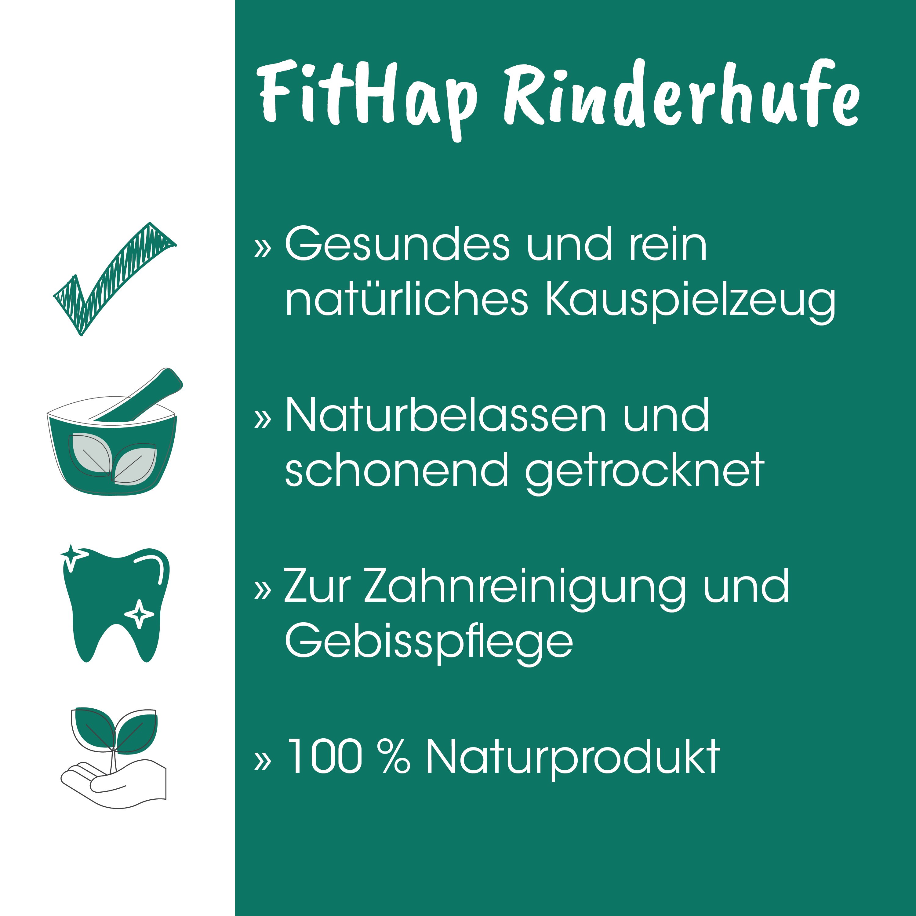 Kauartikel, Rinderhufe, Fit Hap, Naturprodukt, Naturkosmetik
