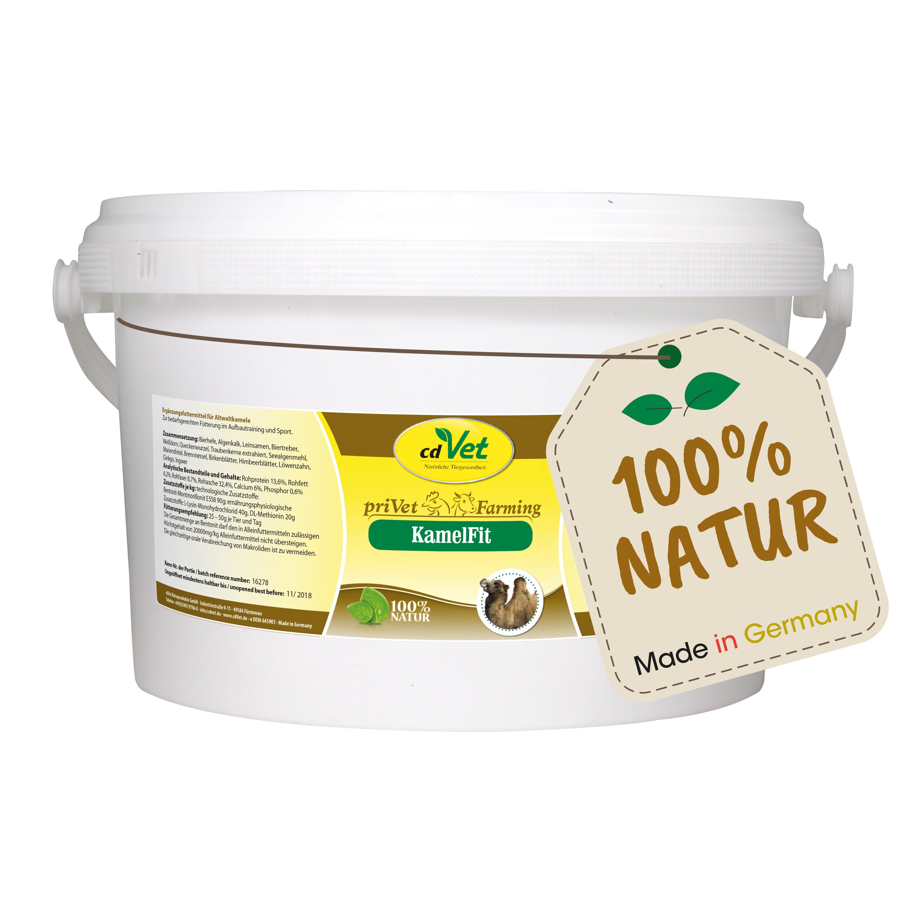 KamelFit, Tierzut, Naturprodukt, Hund/Nagetier, Made in Germany