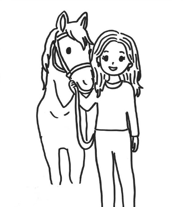 Pferd, Pony, Reiterin, Ponyführung, Halterung
