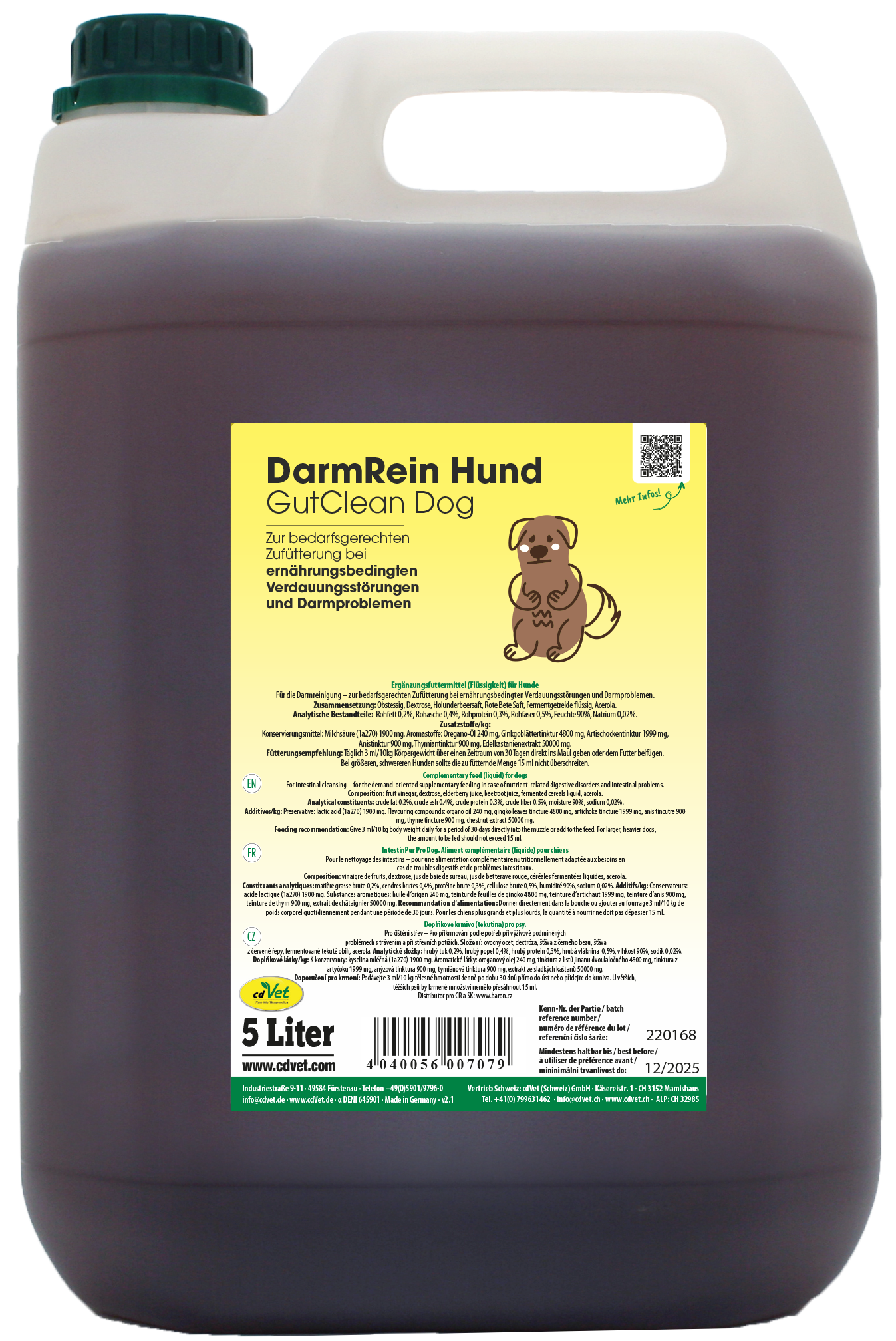 DarmRein Hund 5 L