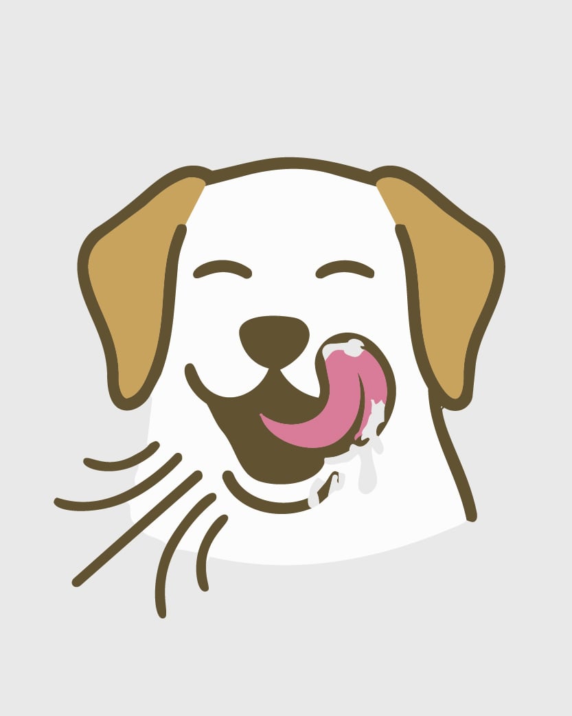 Hund, Gesicht, Lippe, Pfoten, Cartoon
