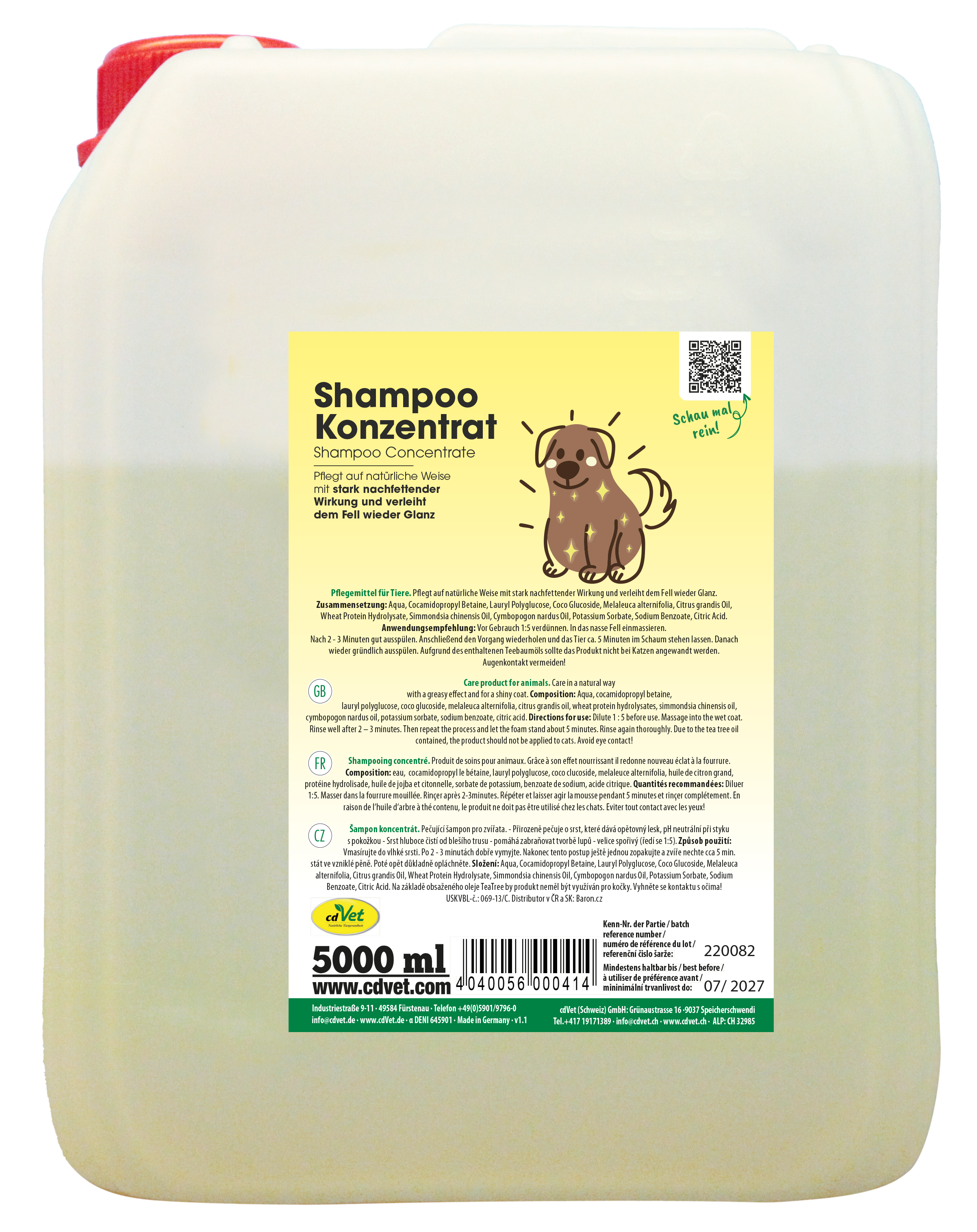 Shampoo Konzentrat 5 Liter