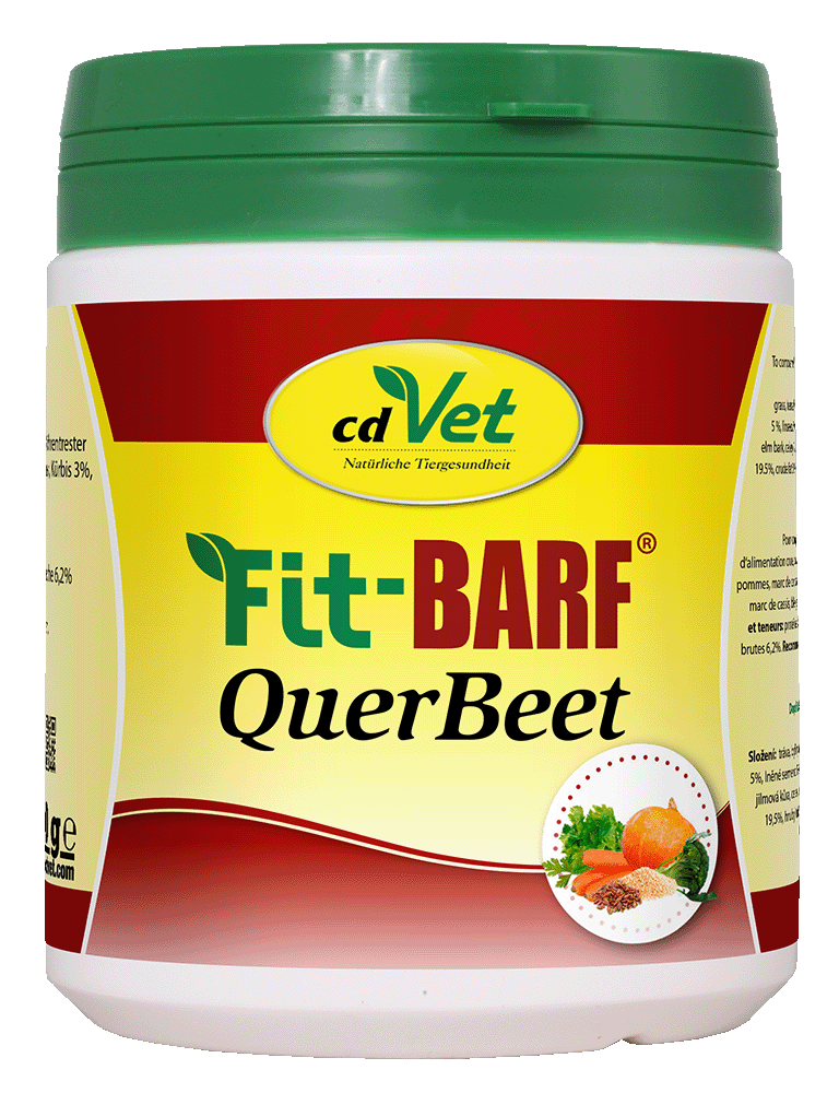 Ergänzungsfuttermittel, Diätpulver, Knochen- und Fleisch, Gemüse-Mischung, Dose