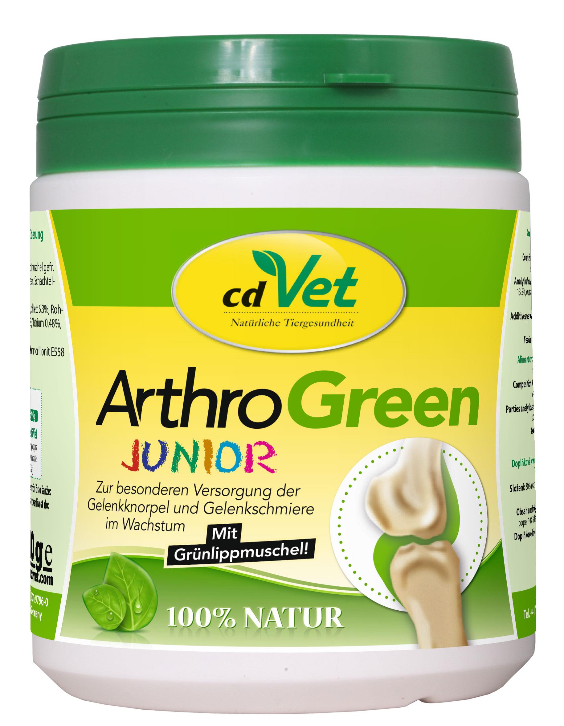 ArthroGreen, Gelenkergänzung, Hund, Pulver, 100% Natur