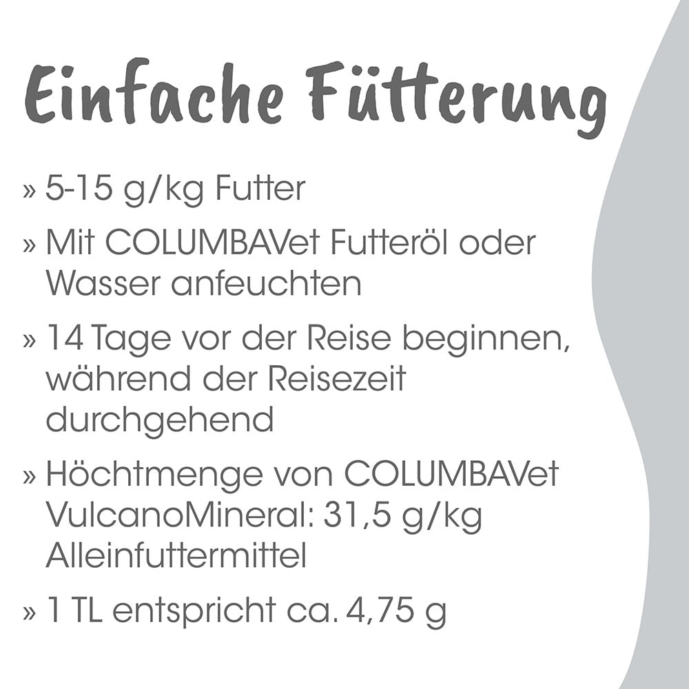 Futter, Katzenfutter, Futteröl, Columbavet, VulcanoMineral