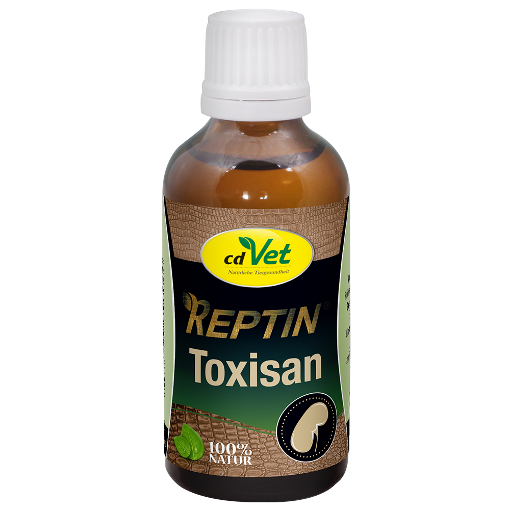 Tierfutter, Toxisan, Flüssigpräparat, Reptilienpflege, Naturprodukt