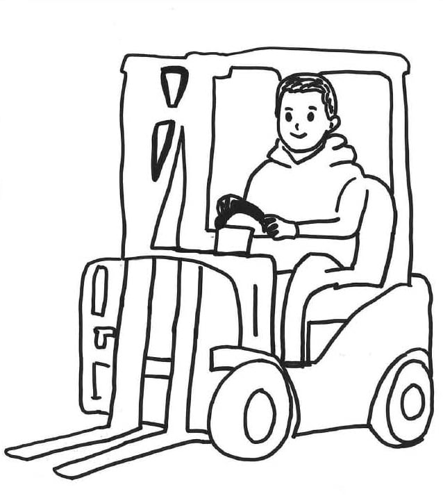 Gabelstapler, Gabelstaplerfahrzeug, Industriegerät, Hubwagen, Fahrzeug