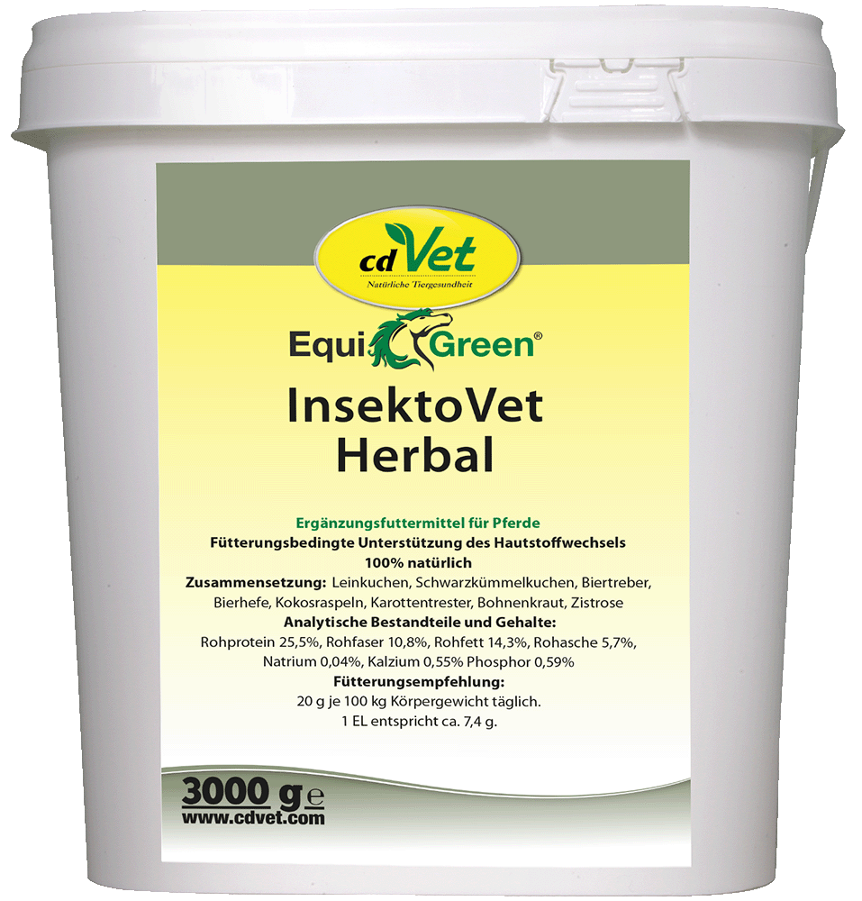 Insektenschutz, Herbal, Pferdefutter, Ergänzungsfutter, 3000 g