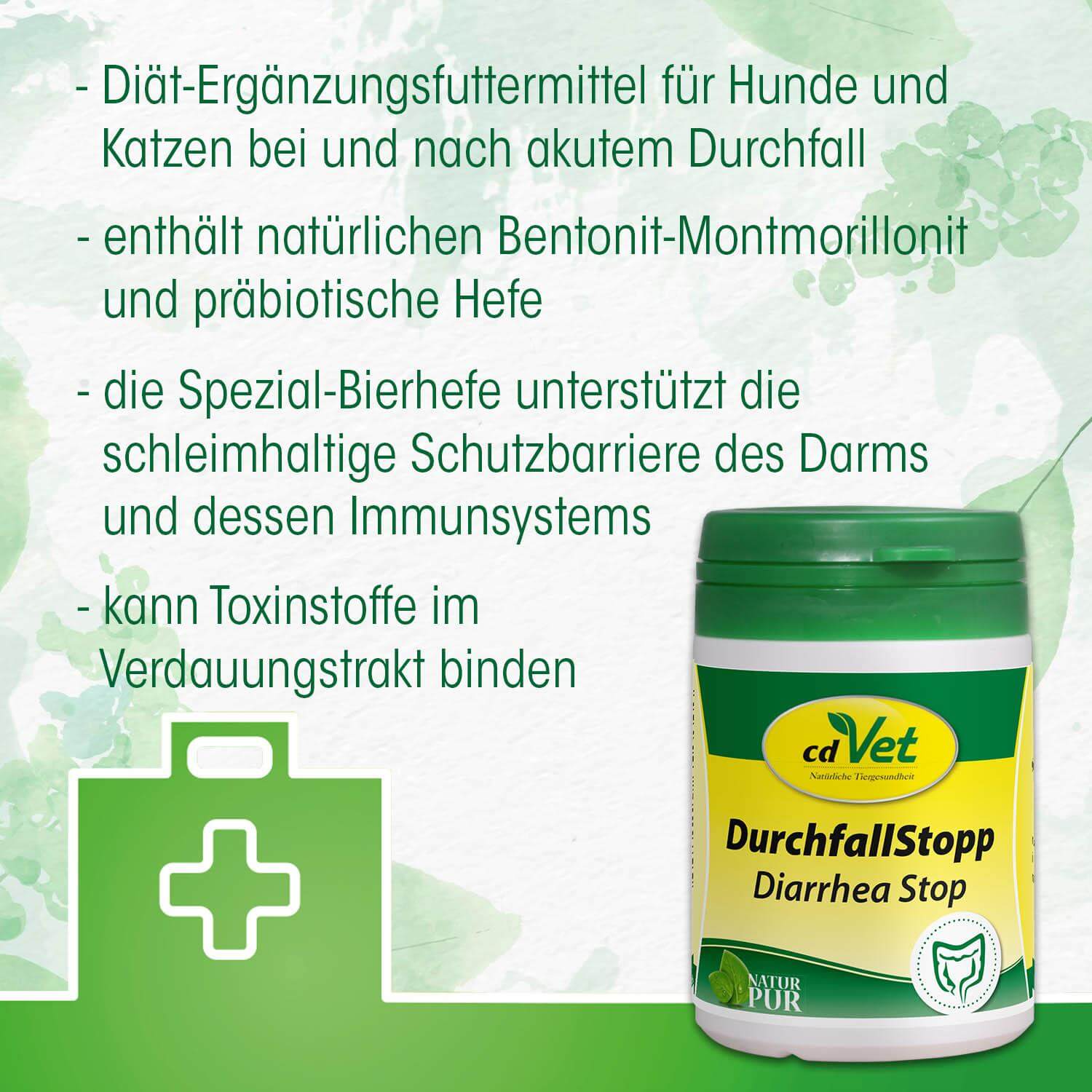 Diät-Futter, Hund, Katzen, Durchfallmittel, Diarrhoe Stop