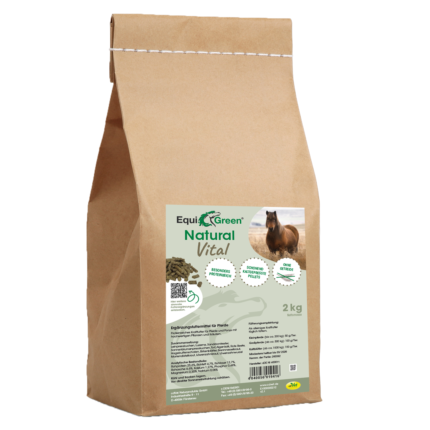 EquiGreen Natural Power Getreidefrei Pellets