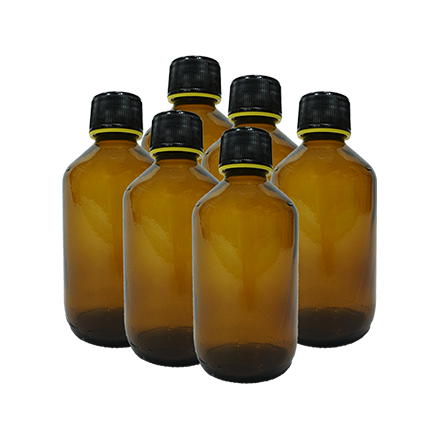 Braunglasflasche 250 ml (6 St.)