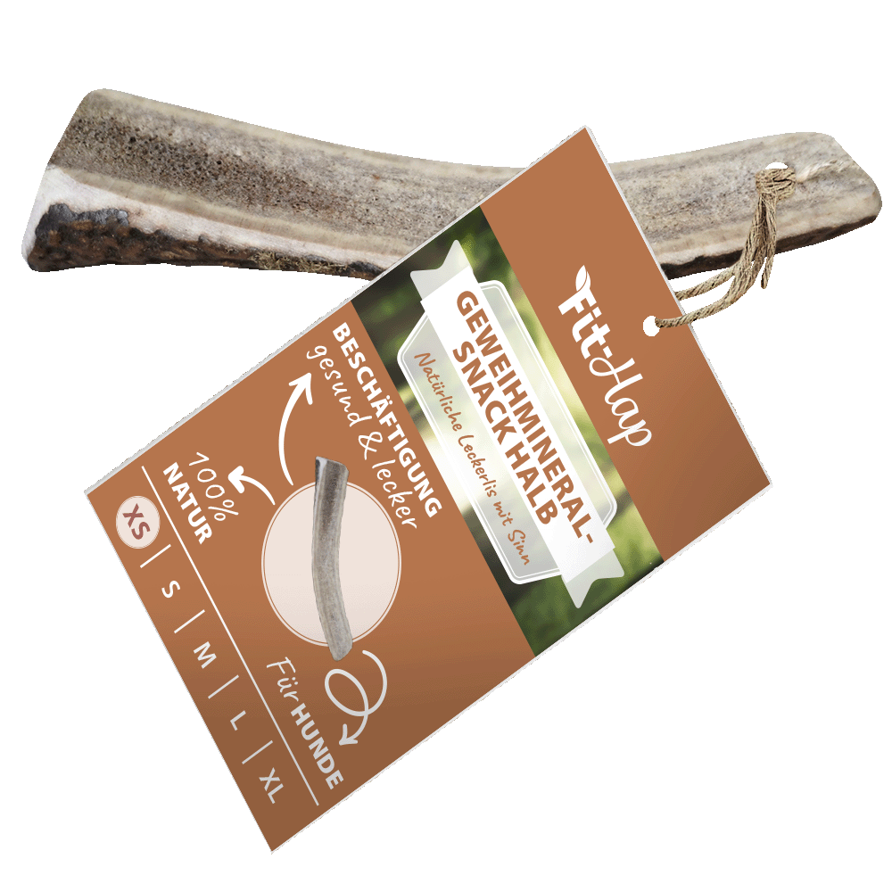 Fit-Hap Geweihmineral-Snack halb