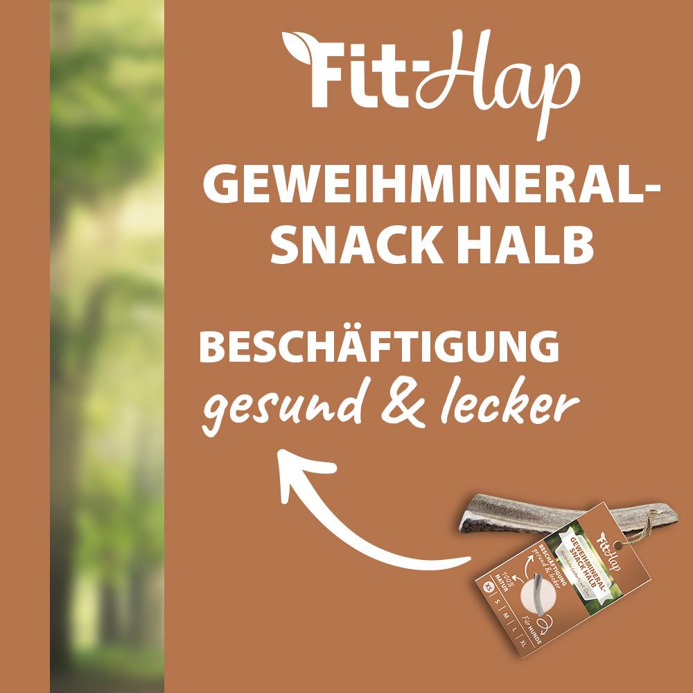 Fit-Hap Geweihmineral-Snack halb S (50-80 g)