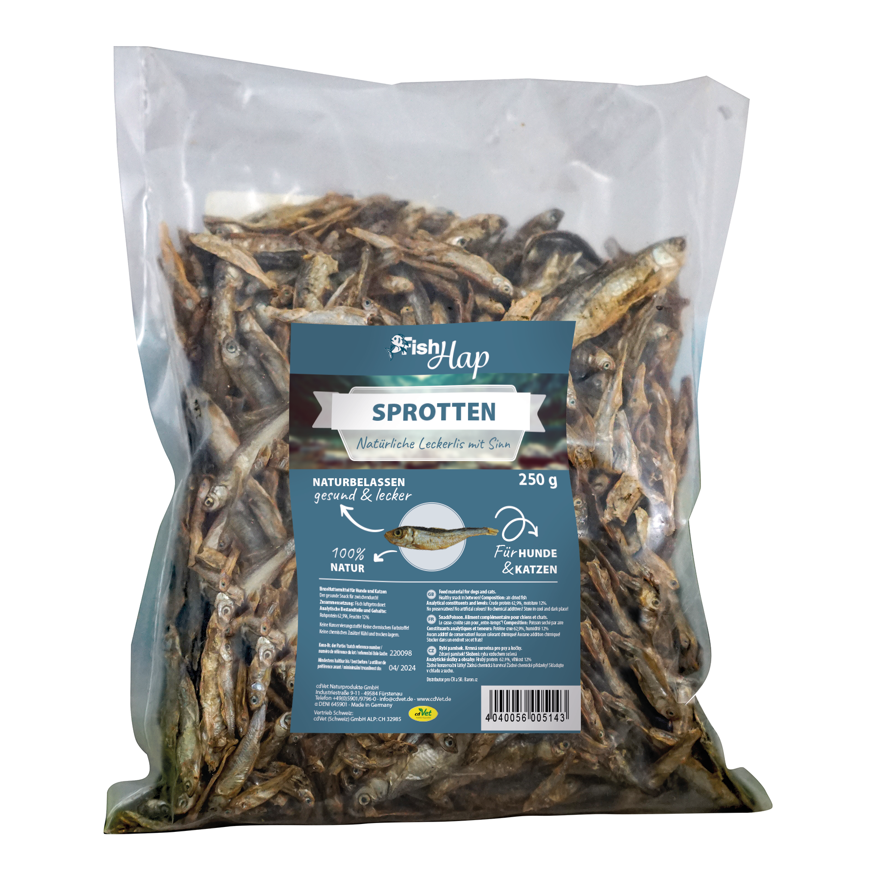 Fit-Hap FishHap Sprotten 250 g