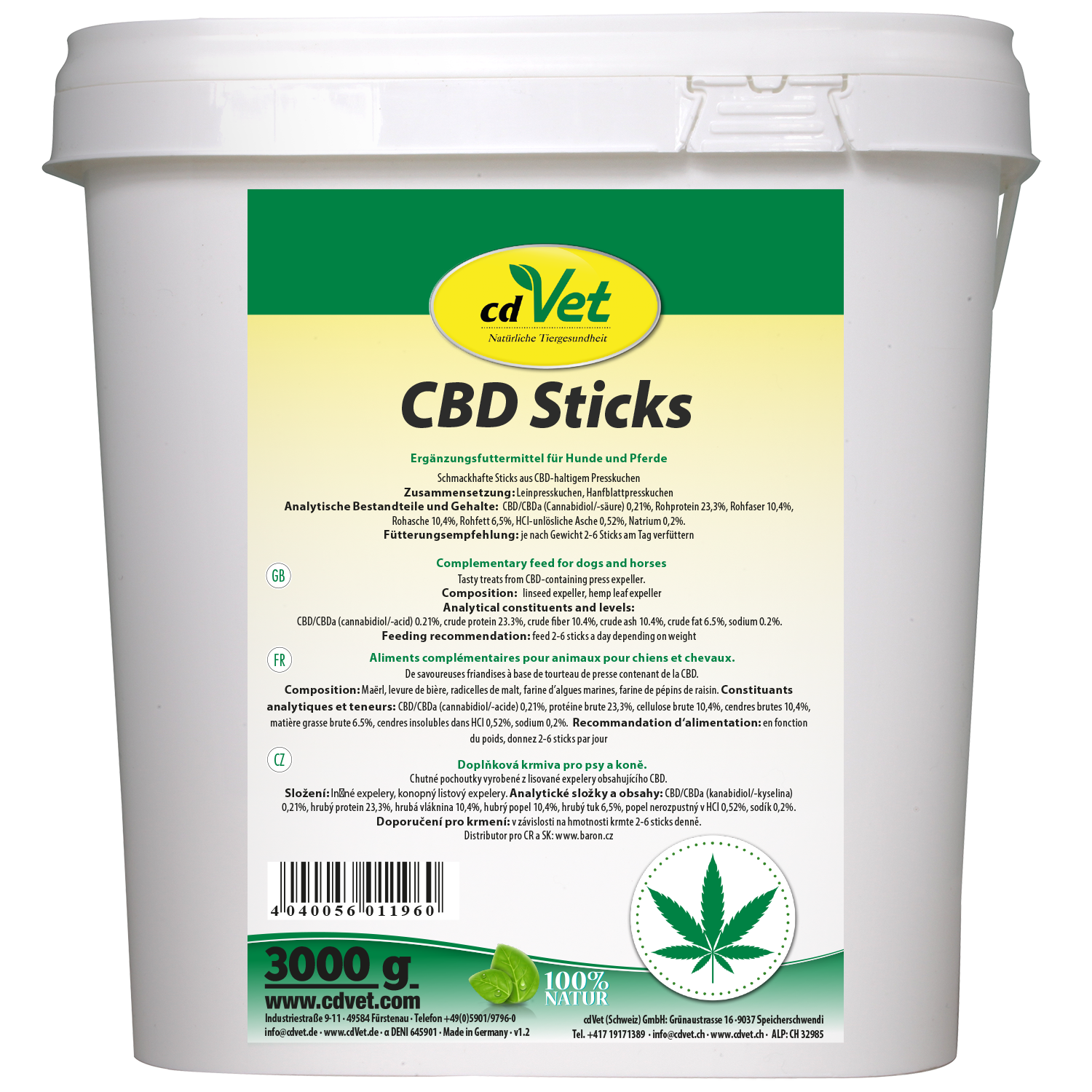 CBD Sticks 3 kg