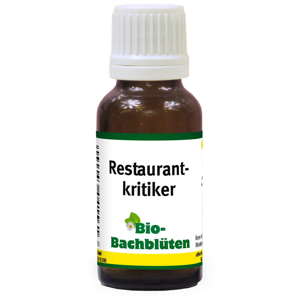 Bio-Bachblüten Restaurantkritiker 20 ml
